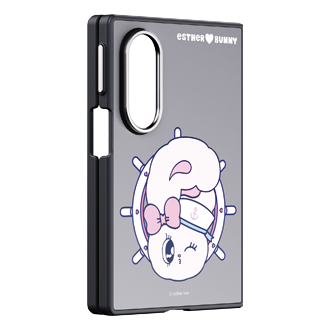 Galaxy Z Fold8 Mirror Magnet Case(Esther Bunny) RPerspective Pink 