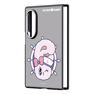 Galaxy Z Fold8 Mirror Magnet Case(Esther Bunny) LPerspective Pink 