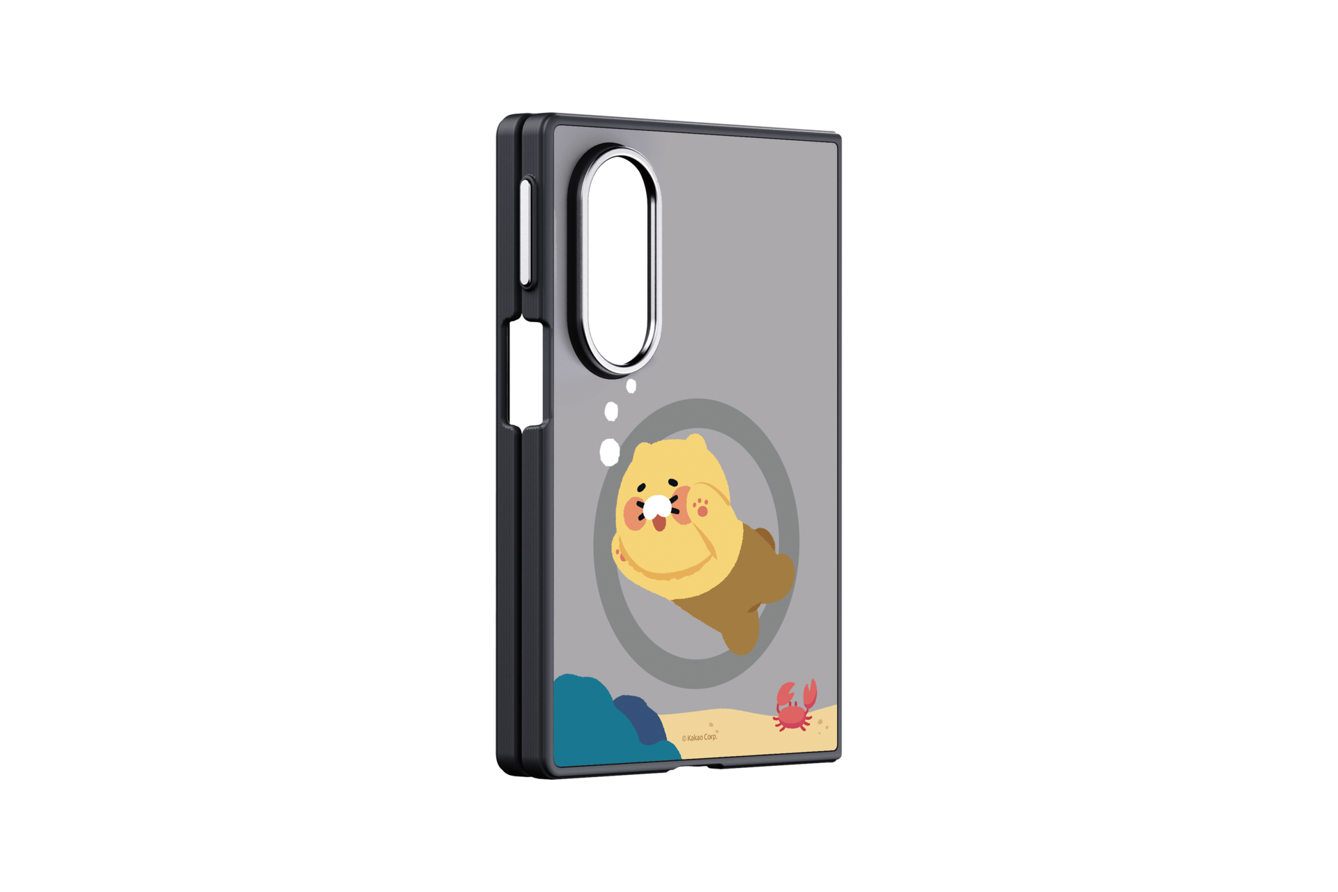 Galaxy Z Fold8 Mirror Magnet Case(Kakao Friends) RPerspective Brown 