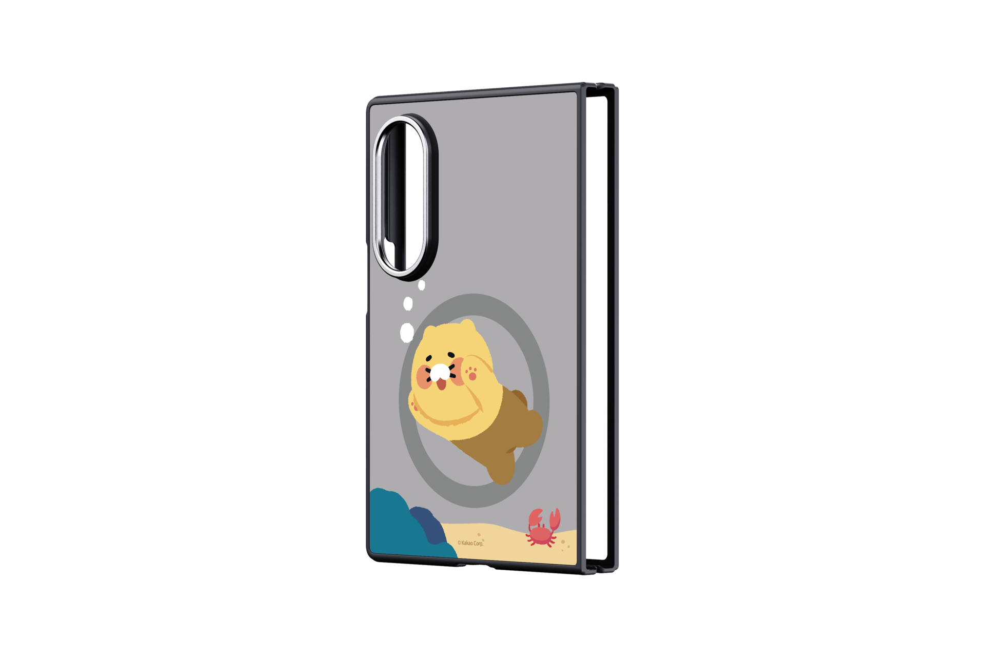Galaxy Z Fold8 Mirror Magnet Case(Kakao Friends) LPerspective Brown 