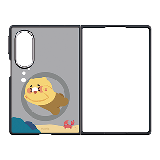 Galaxy Z Fold8 Mirror Magnet Case(Kakao Friends) FrontOpen Brown 