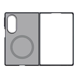 Galaxy Z Fold8 Mirror Magnet Case(Mirror) FrontOpen Silver 