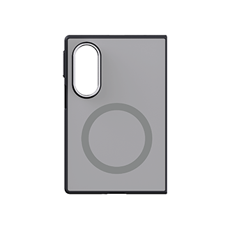 Galaxy Z Fold8 Mirror Magnet Case(Mirror) Front Silver 