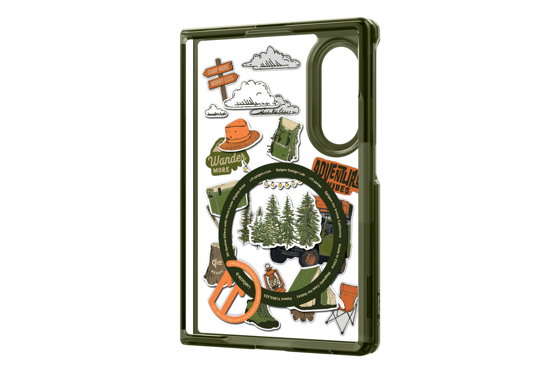 Galaxy Z Fold8 c11 Magnet Case Back Khaki 