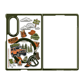 Galaxy Z Fold8 c11 Magnet Case Front Khaki 