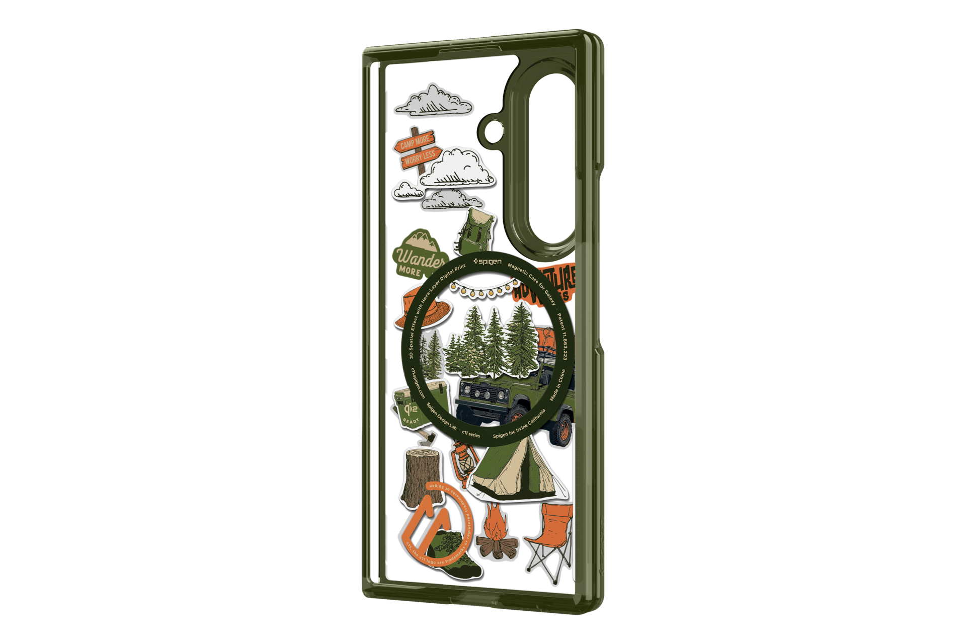Galaxy Z Fold8 Ultra c11 Magnet Case Back Khaki 