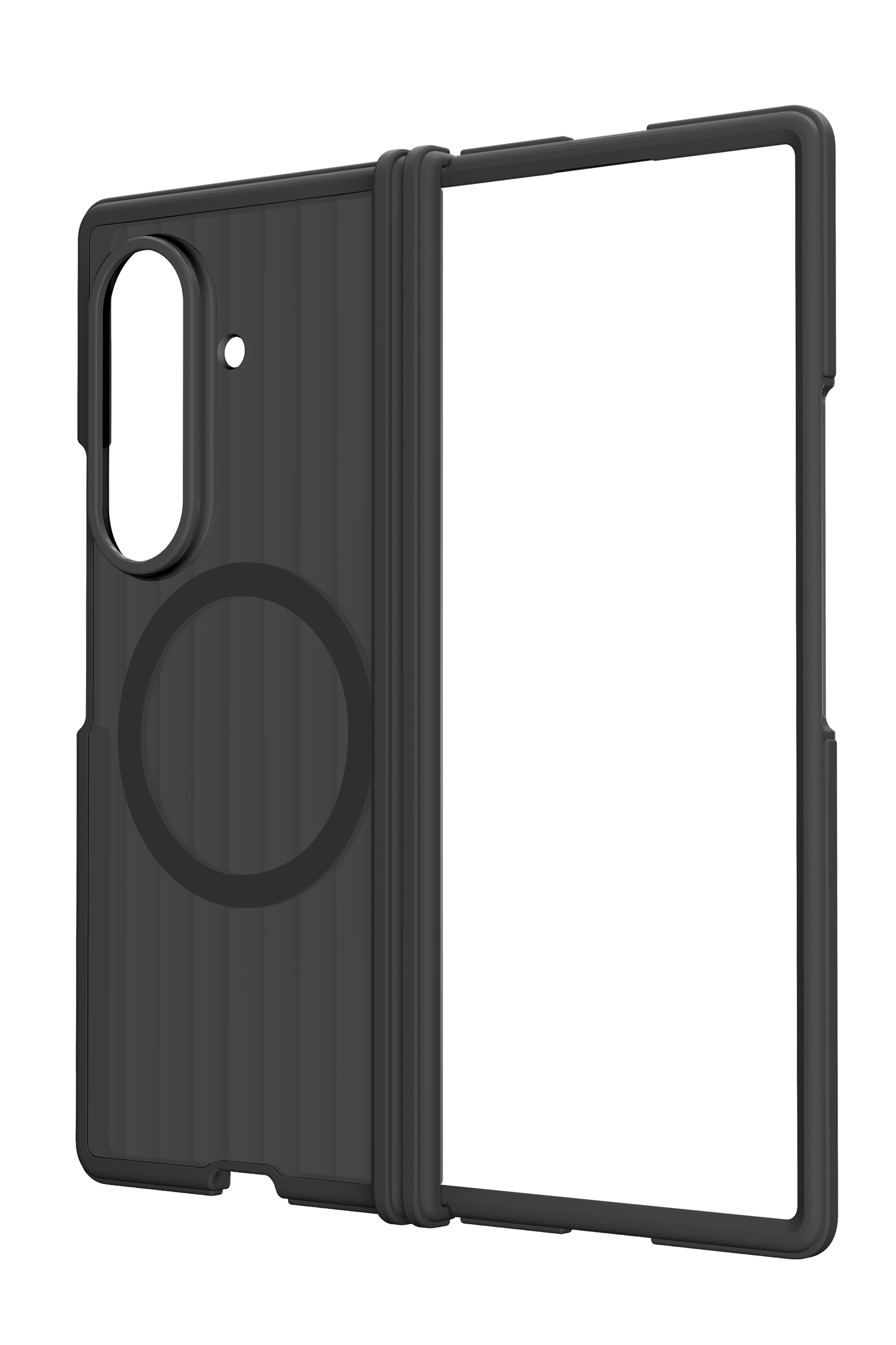 Galaxy Z Fold8 Ultra Hybrid Shield Magnet Case Side Black 