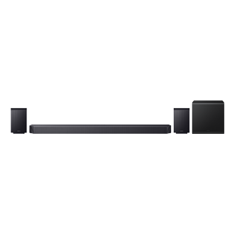Q-series Soundbar HW-Q930H 9.1.4ch Subwoofer & Rear Speaker (2026) Front Black 