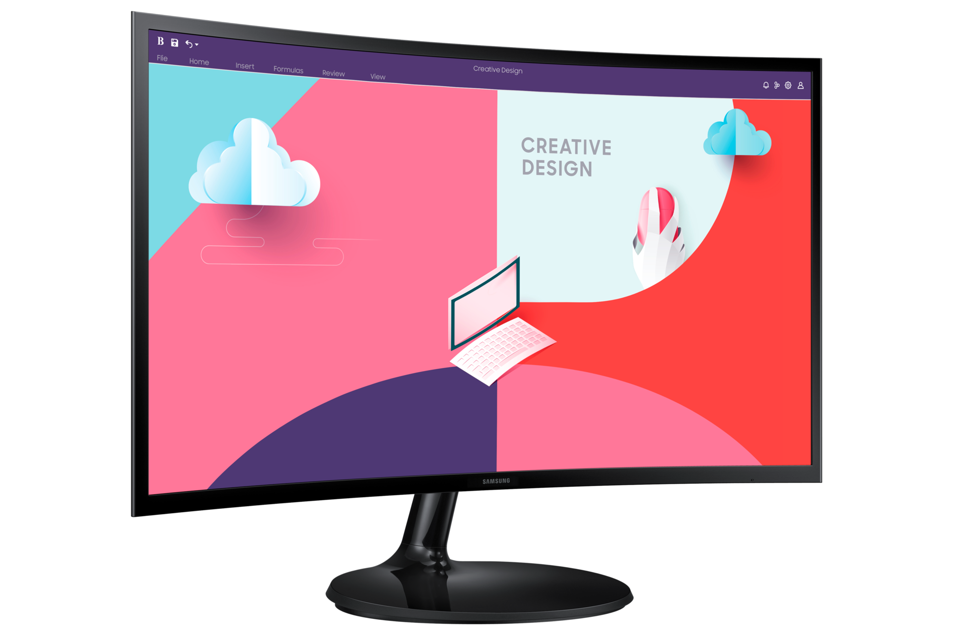 24" Essential Curved Monitor S3 S36C