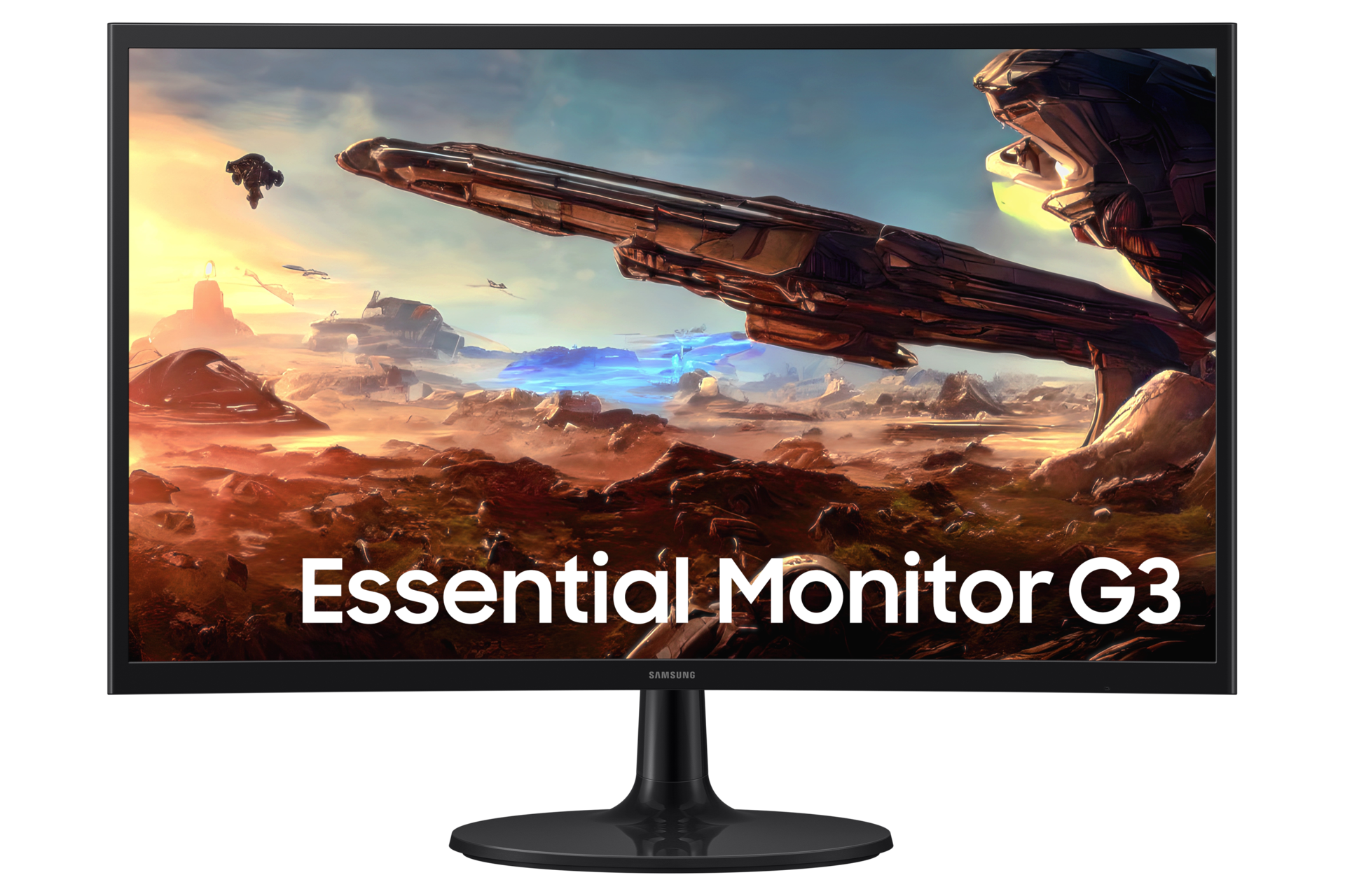 24/27/32 Inch Essential Monitor G3 G35H FHD 144Hz Round Stand Front3 Black 