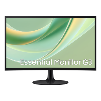24/27/32 Inch Essential Monitor G3 G35H FHD 144Hz Round Stand Front Black 
