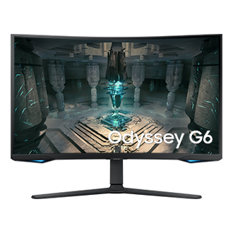 Ecran PC Gamer Incurvé - SAMSUNG - ODYSSEY G6 - G65B S32BG650EU - 32'' QHD  - Dalle VA - 1 ms - 240Hz - HDMI / DisplayPort - AMD