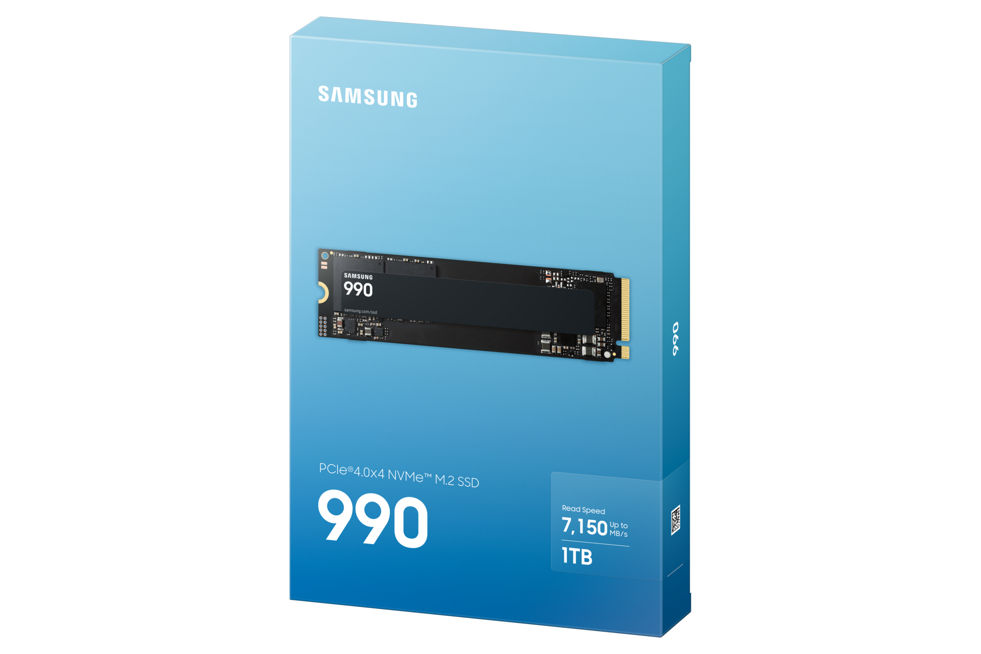 990 PCIe 4.0 NVMe M.2 SSD PKG-R-Perspective Black 