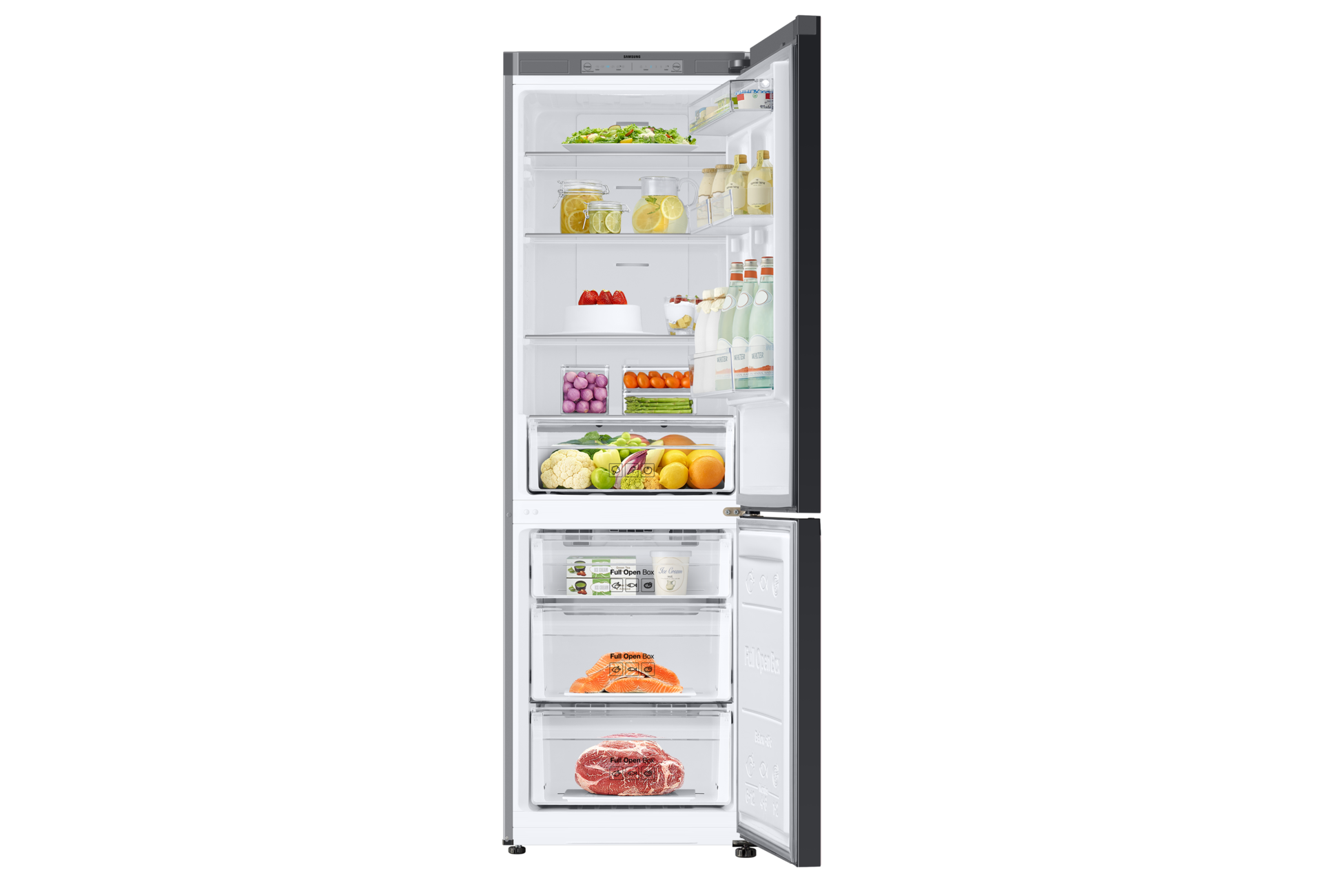 front-open-with-food Cotta Charcoal