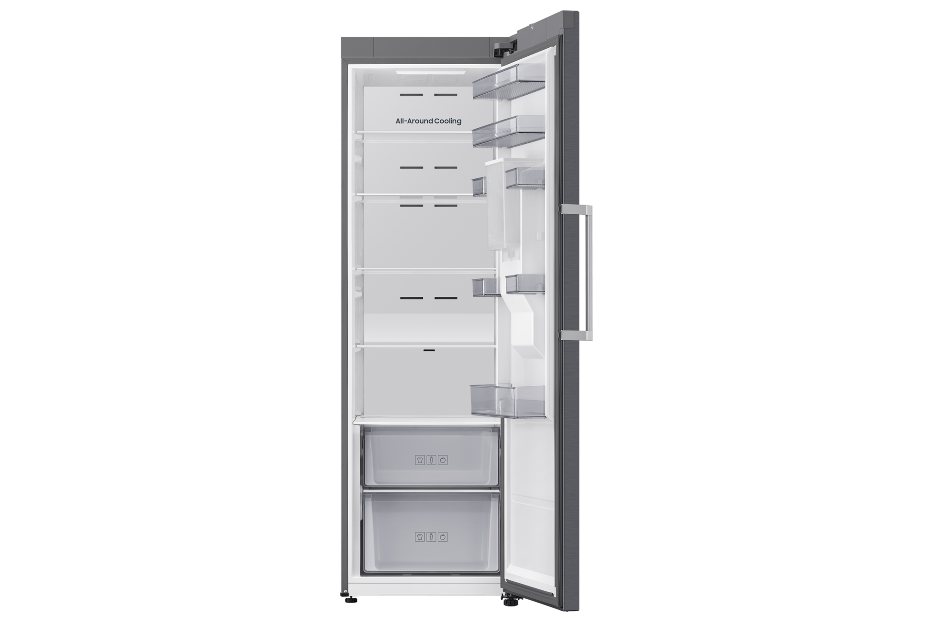 RI80H24 Refrigerator One Door Precise Cooling 387L Front-Open Silver 