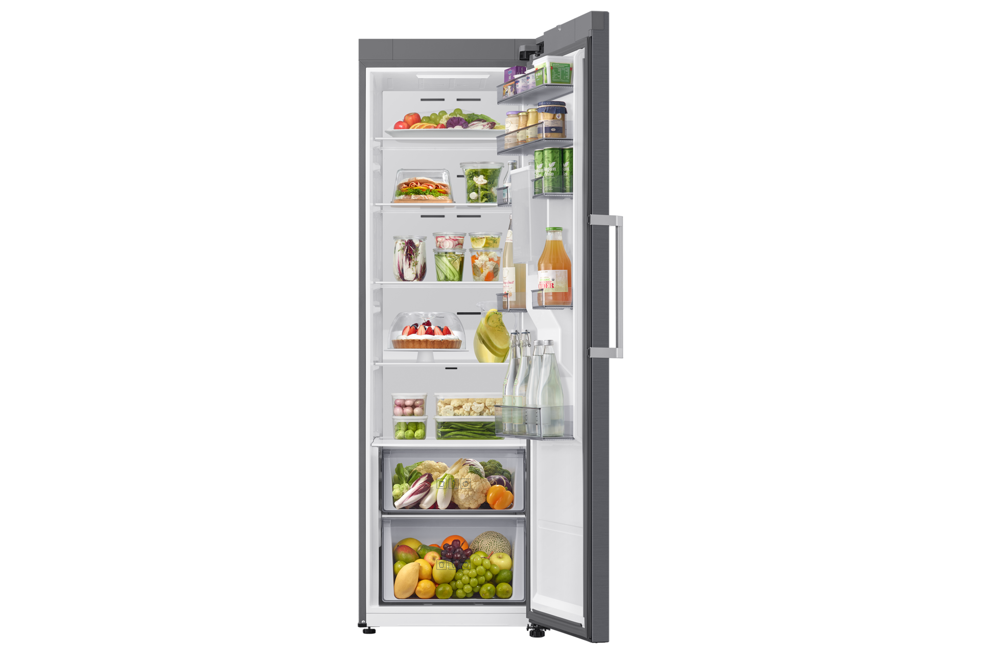 RI80H24 Refrigerator One Door Precise Cooling 387L Front-Open Silver 