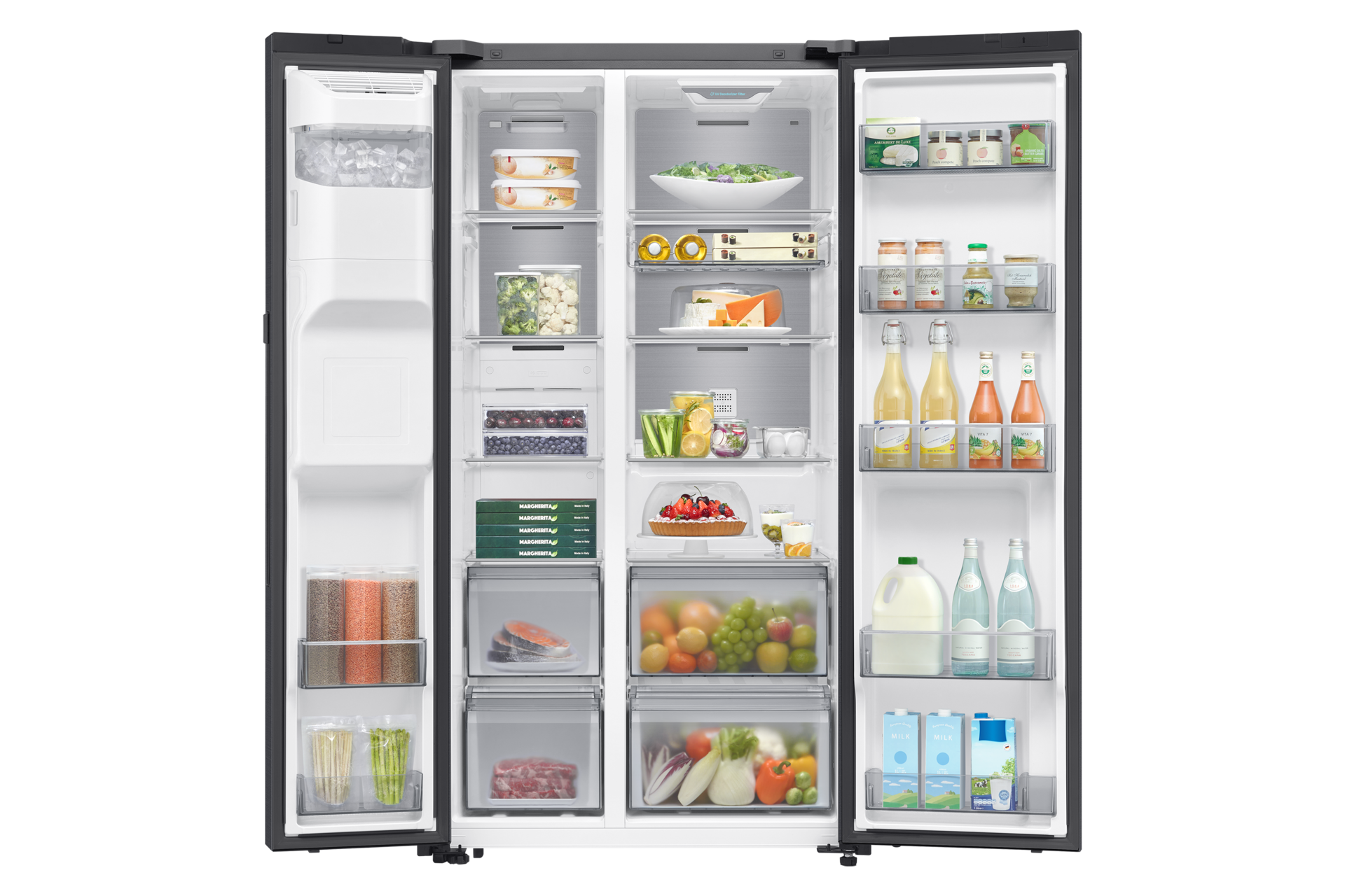 front-open-with-food Black Doi