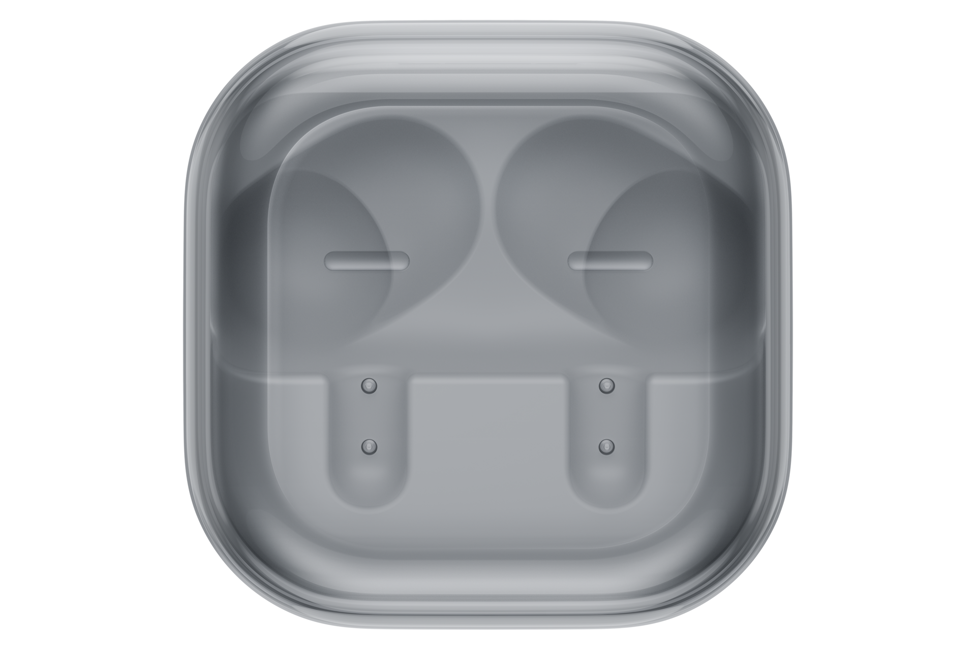 Galaxy Buds4 Pro Case-Closed-w-o-units White 