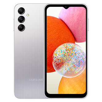 Galaxy A14 Dual SIM - 128 GB, Silver | Samsung Business Gulf