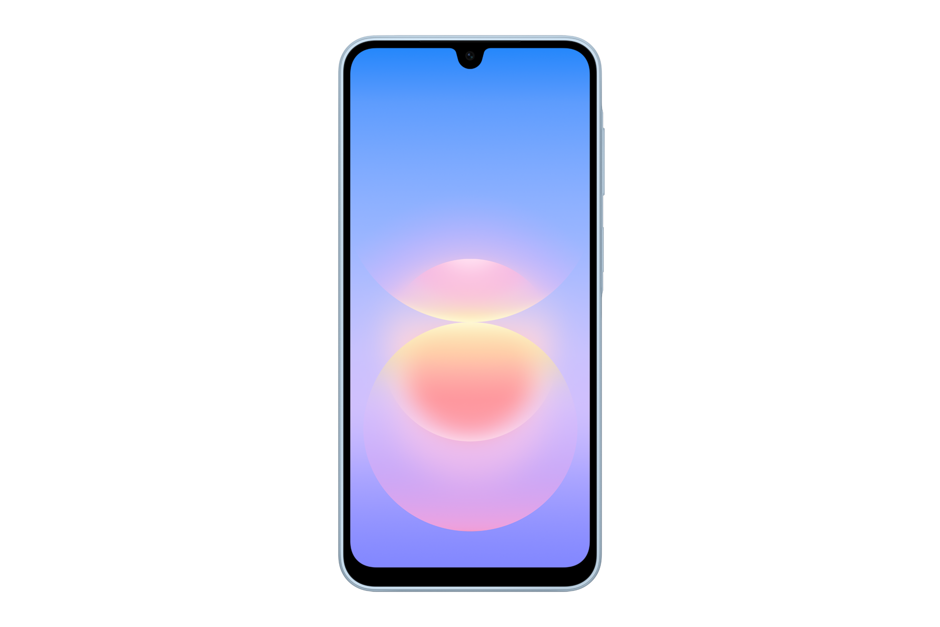 Galaxy A18 Front-2 Light Blue 