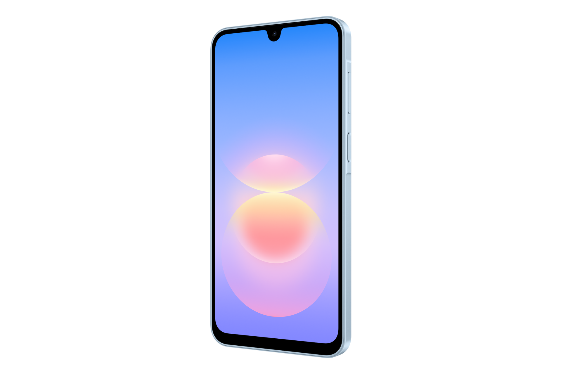 Galaxy A18 Front-R30 Light Blue 