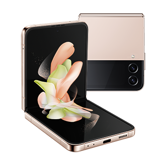 Buy Galaxy Z Flip4 pink-gold 128 GB | Samsung Gulf