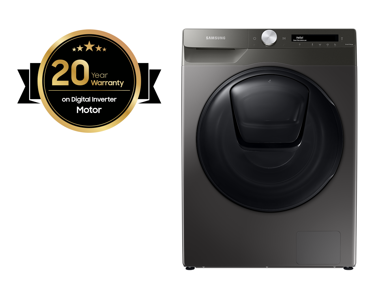 SECHE LINGE SAMSUNG POMPE A CHALEUR 9KG A+++B BLANC - GED - Planet