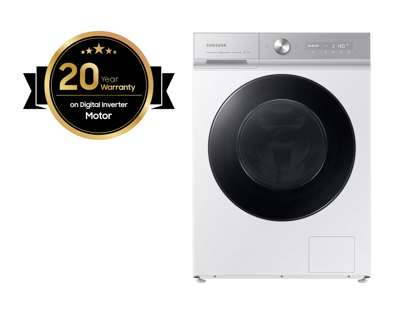 AI Ecobubble™ Front load Washer - White | Samsung Gulf