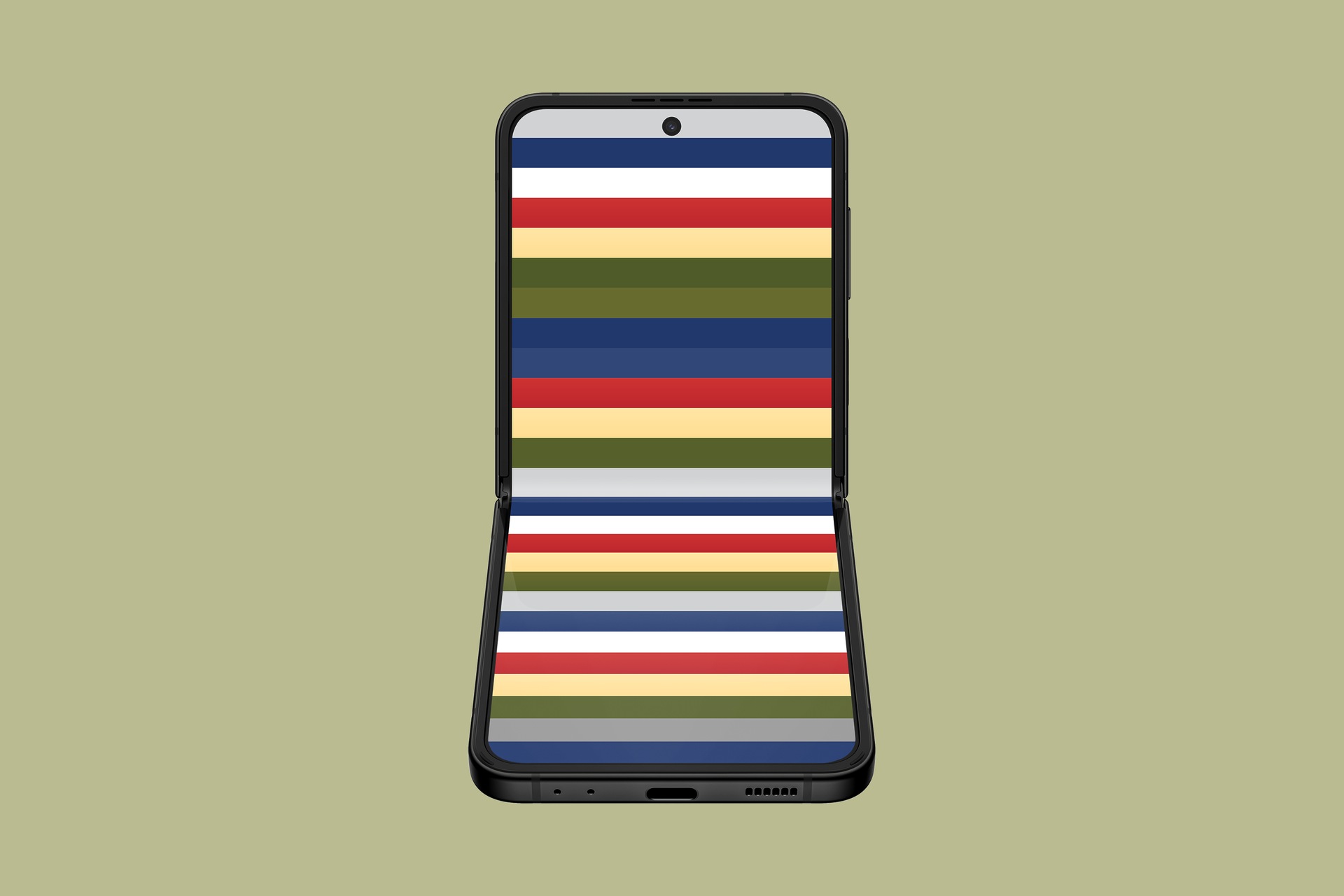 fronttabletop Black/Khaki/Khaki