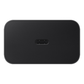 60W Power Adapter (Black) Back Black 
