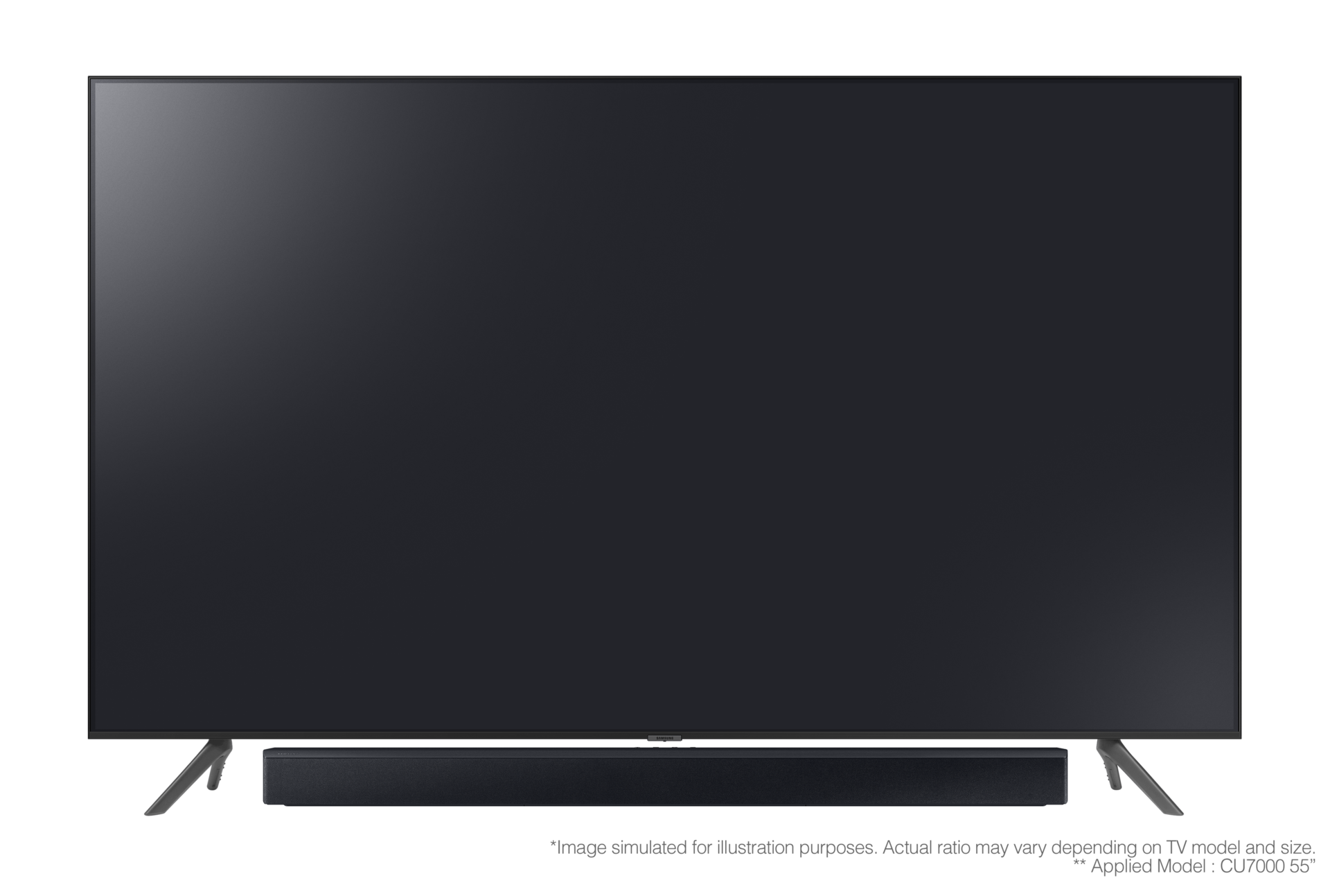 with-tv-front Black