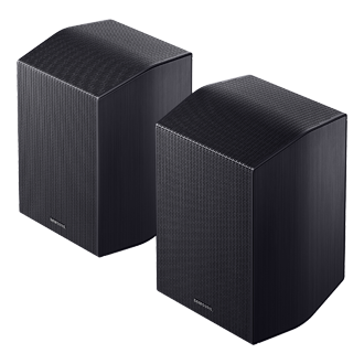 Q-series Soundbar HW-Q930H 9.1.4ch Subwoofer & Rear Speaker (2026) Rear-R-Perspective Black 