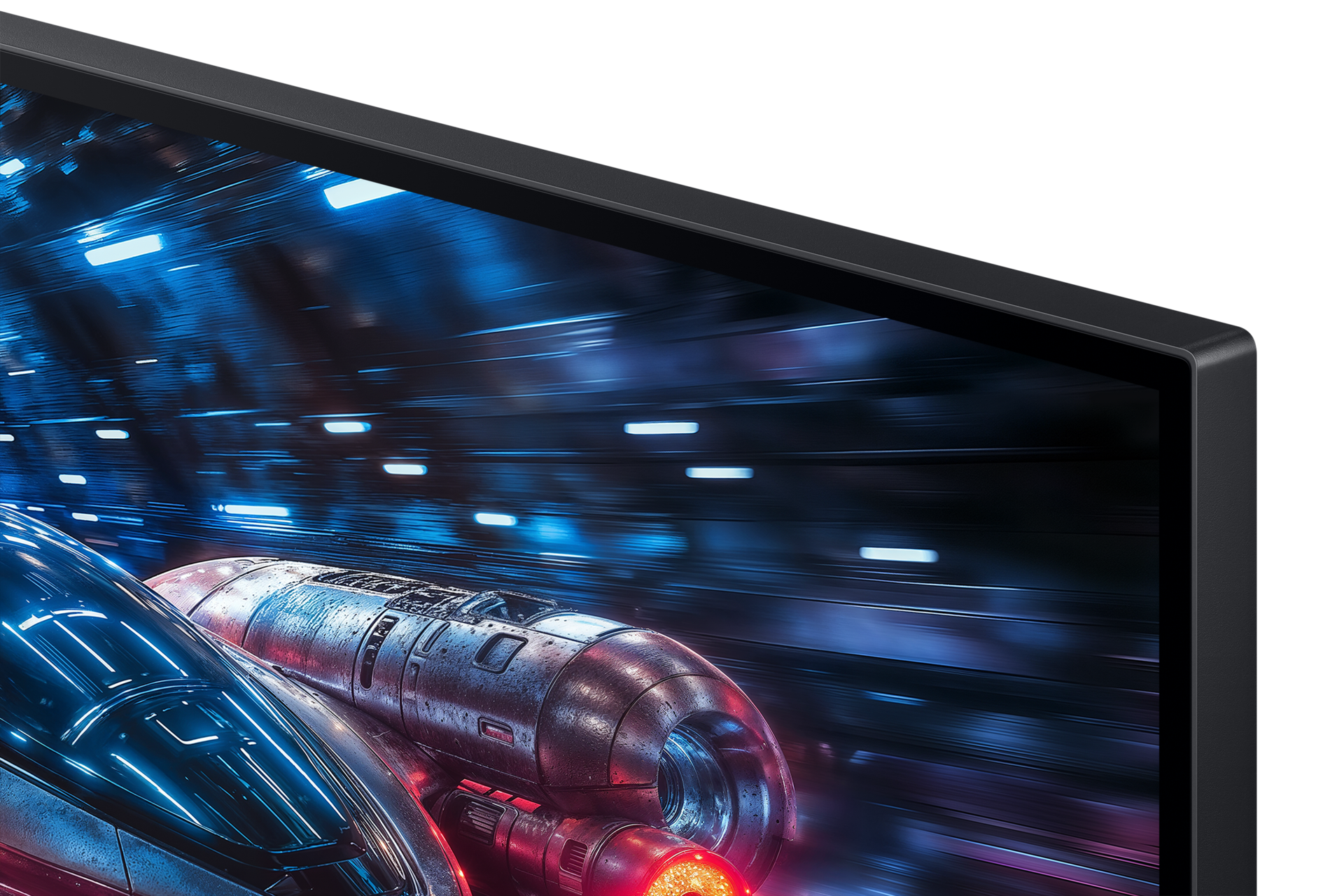 27" Odyssey G7 G70F 4K 180Hz / FHD 360Hz Gaming Monitor Detail Black 