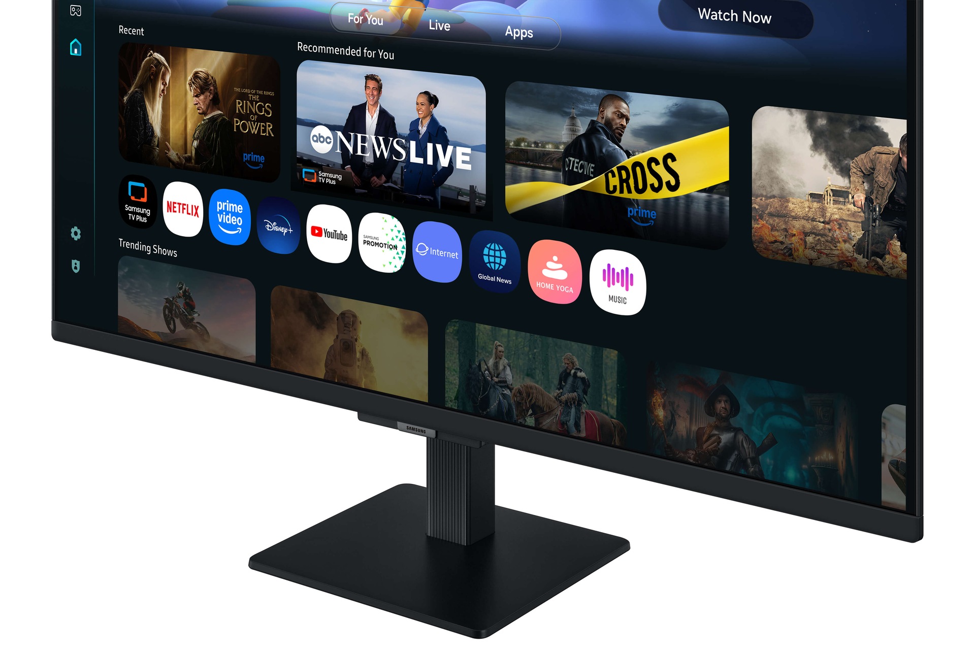 27"/32" Smart Monitor M5 M50F FHD (Black) Detail Black 