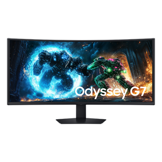 40" Odyssey G7 G75F WUHD 180Hz Gaming Monitor Front Black 