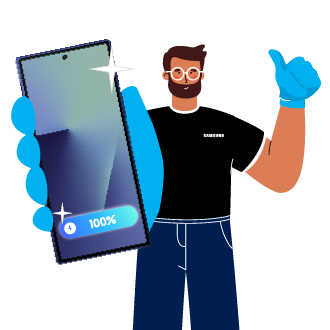 Battery Replacement for Galaxy Z Fold4 | Fold5 | Fold6 | Fold7 Phantom Black