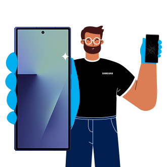 Galaxy Fold7 Screen Repair Phantom Black