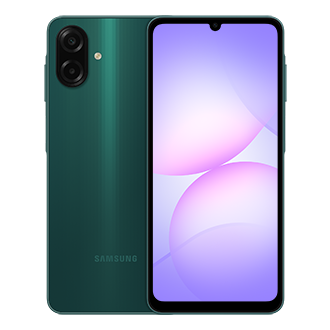 Galaxy A07 Front Green 