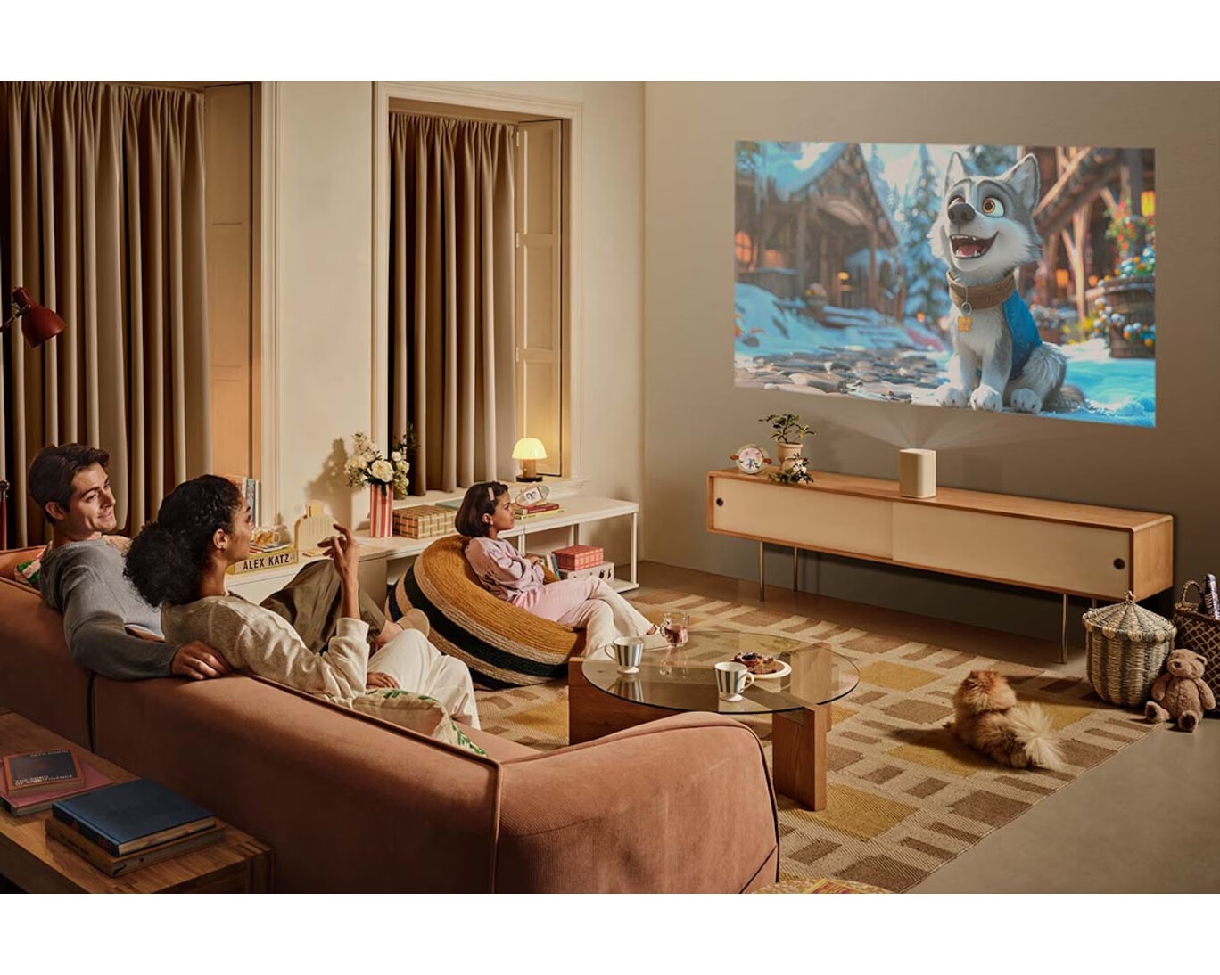 جهاز عرض The Premiere 5 بدقة Full HD ومزود بميزة التفاعل باللمس (إصدار عام 2025) White