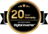 Digital Inverter Technology - 20 year warranty