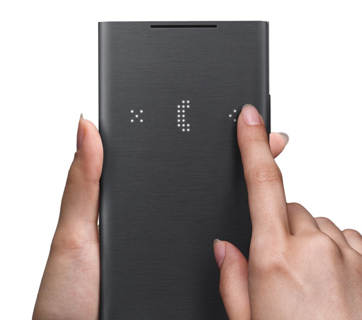 Smart LED View Cover for Galaxy Note20 Ultra Mystic Black