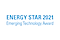 The official logo of Energy Star 2021 Emerging Technology Award.