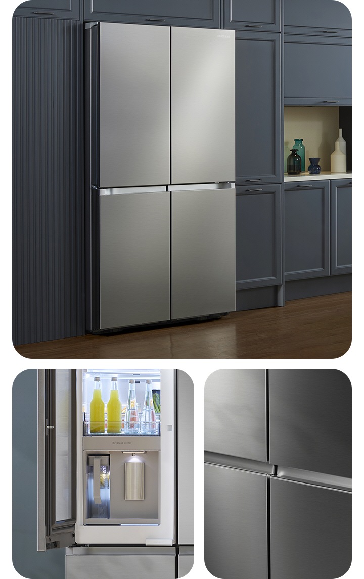 RF9000AC-BSC French Door Refrigerator with Beverage Center black | Samsung Africa
