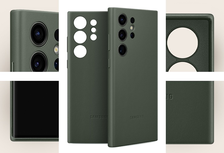 Galaxy S23 Ultra Leather Case Green | Samsung Africa