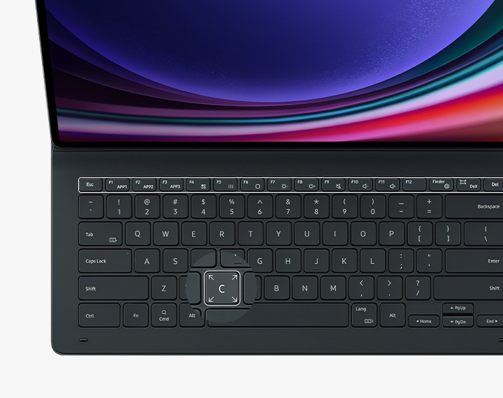 Galaxy Tab S9 Ultra Book Cover Keyboard Slim Black | Samsung Africa