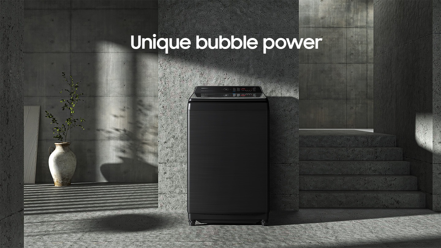 Le WA6000C se dresse dans l'espace luxueux du gris foncé.