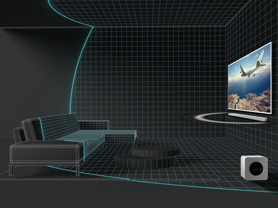 Optimized sound to suit your space