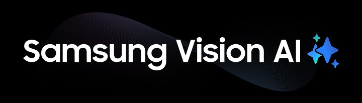 The words Samsung Vision AI with the Samsung AI logo.