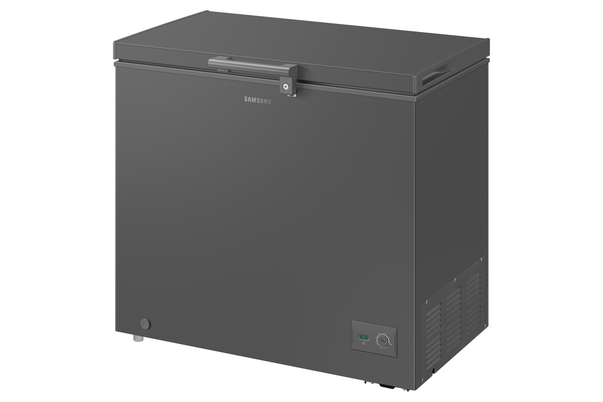 RI70FM51 One Door Refrigerator with Premium Design R-Perspective Dark Gray 