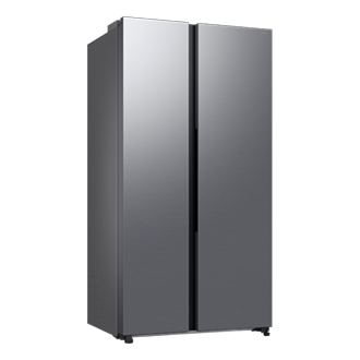 Bespoke AI Refrigerator SBS AI Energy mode L-Perspective Silver 